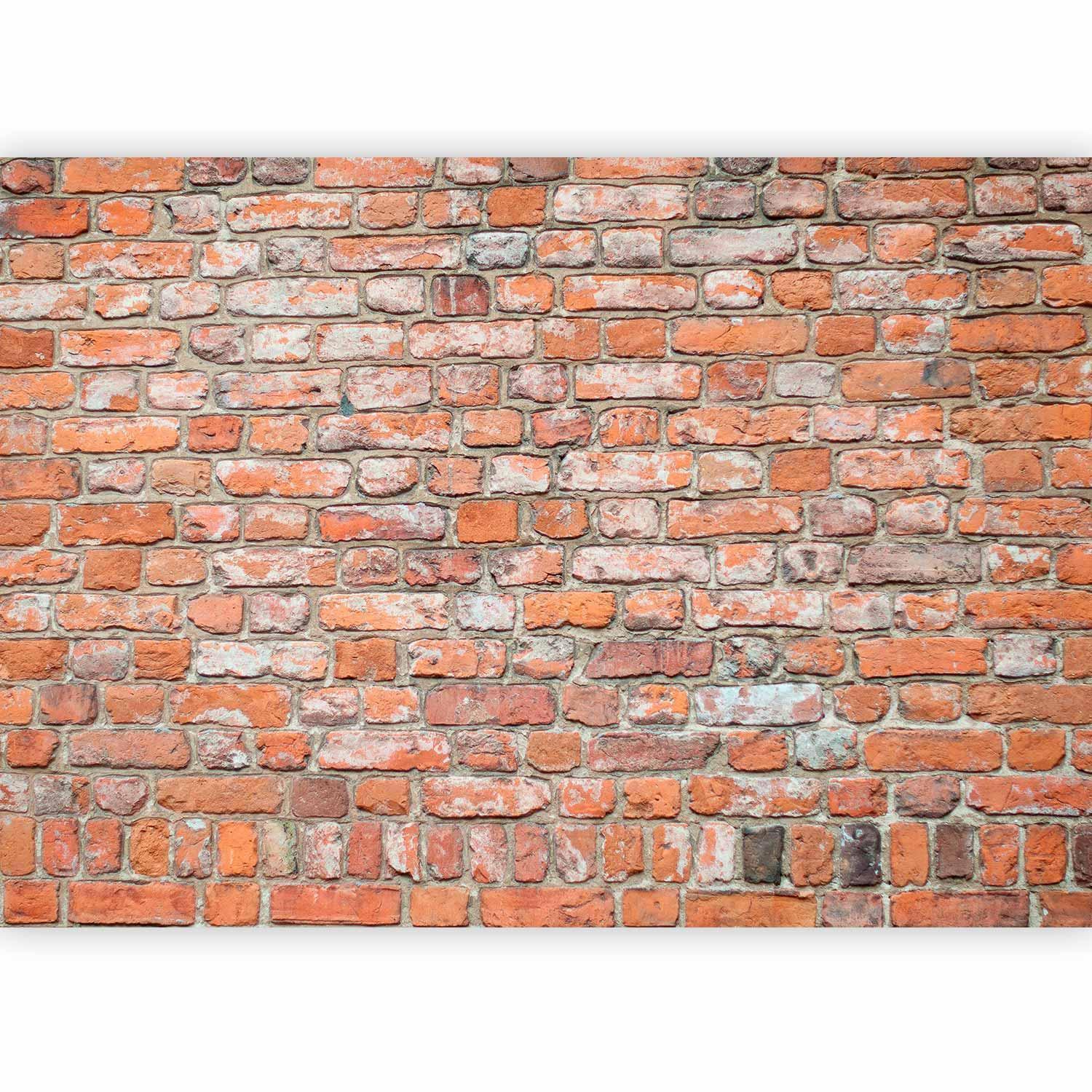 Fototapete - Loft Wall - Pattern Imitating an Old Red Brick Artgeist