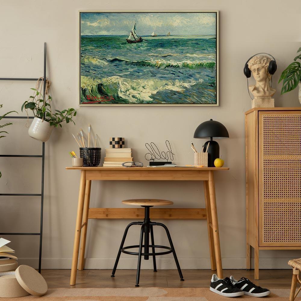 Leinwandbild - Vincent van Gogh – Seascape at Saintes-Maries