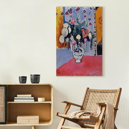 Leinwandbild - Henri Matisse – Bouquet in a Two-Handled Vase