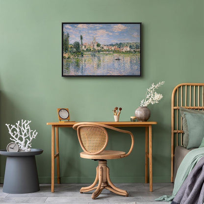 Leinwandbild - Claude Monet – Vue de Vétheuil, Summer