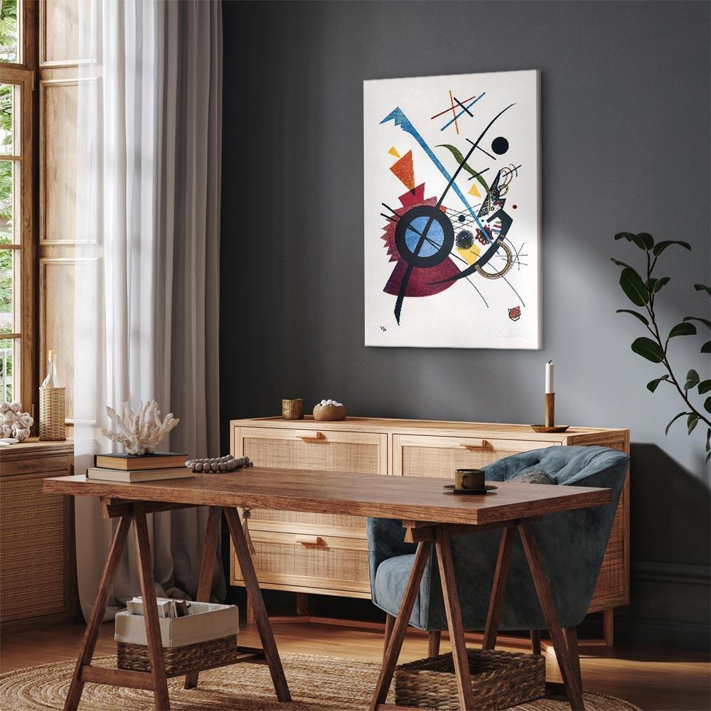 Leinwandbild - Wassily Kandinsky – Violett