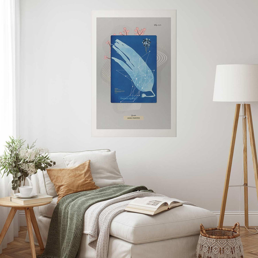Poster „Algen“ – Natürliches Wandposter in neutralen Tönen