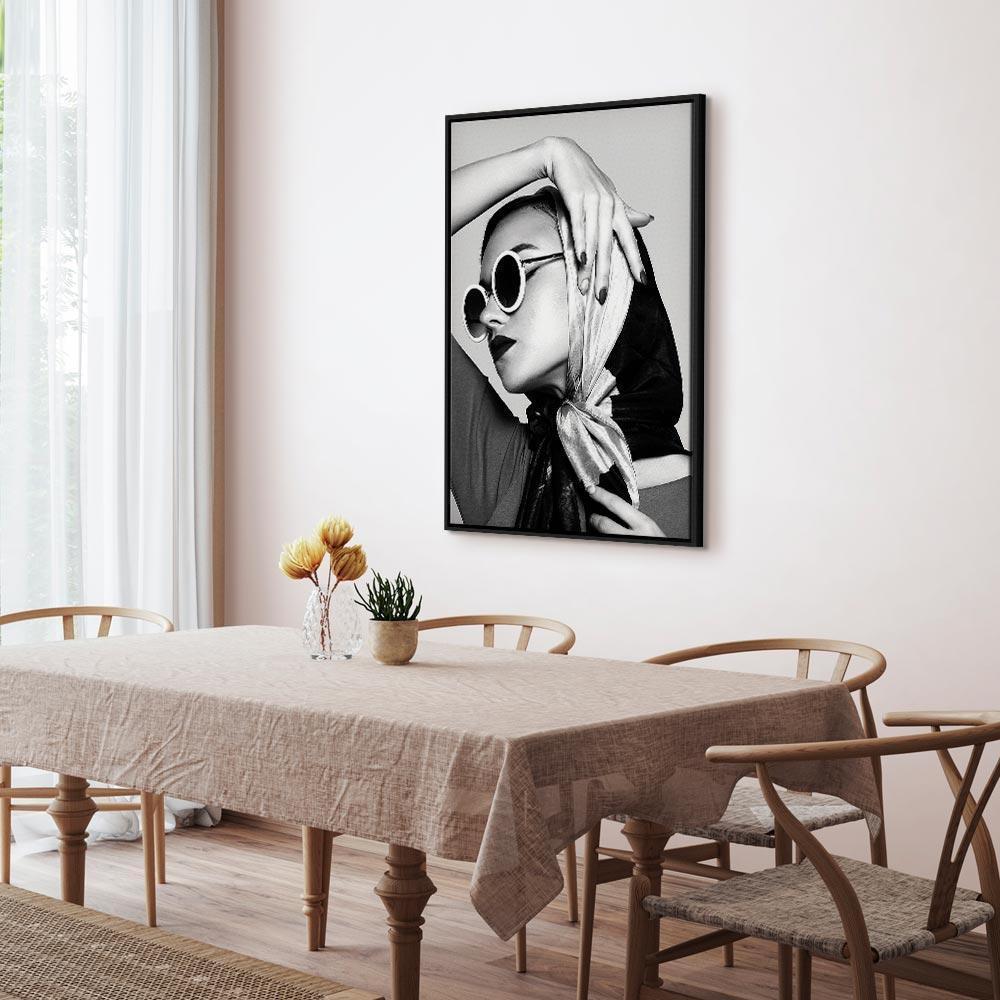 Leinwandbild - Stylish Lady (1 Part) Vertical