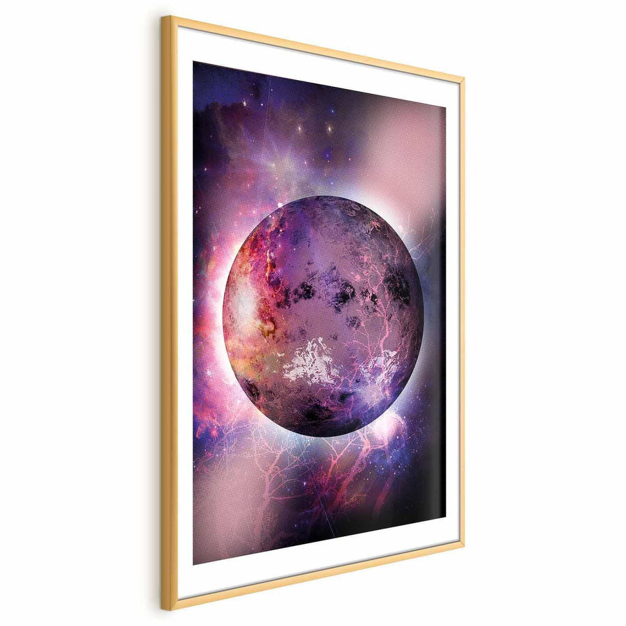 Poster Unbekannter Planet – Fantasie trifft Kosmos