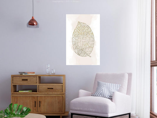 Leinwandbild - Intricate Nature (1 Part) Vertical