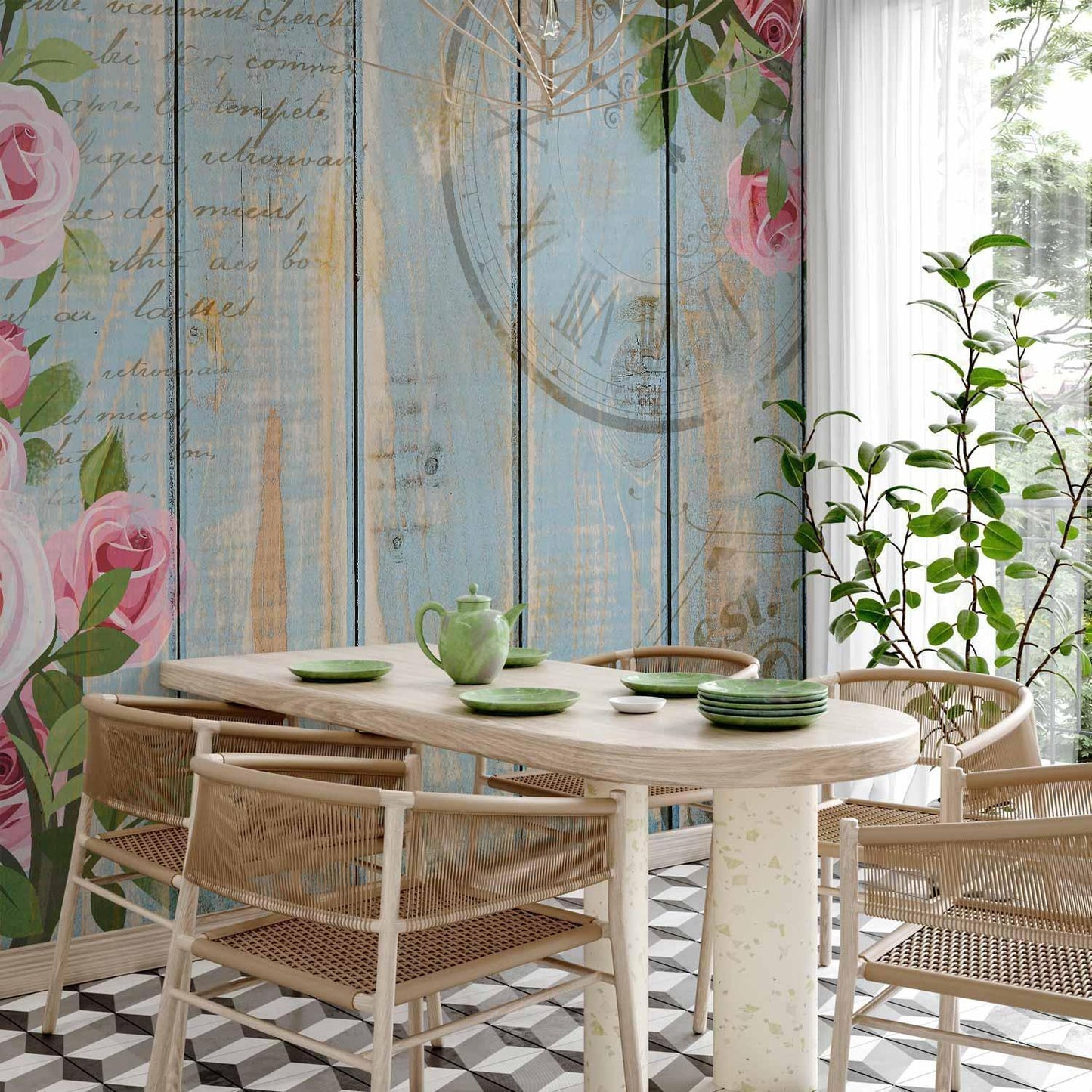 Fototapete - Vintage garden