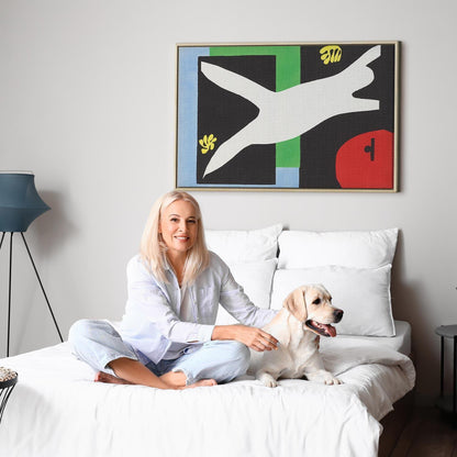 Leinwandbild - Henri Matisse – The Swimmer in the Aquarium (from Jazz)