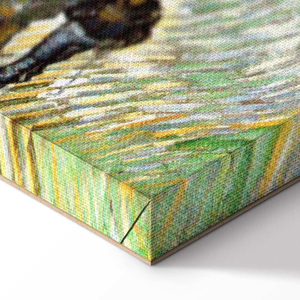 Leinwandbild - Vincent van Gogh – Road with Cypress and Star