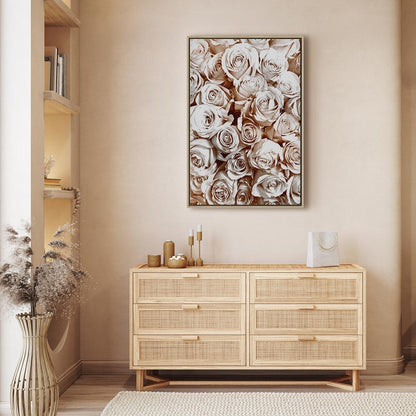 Leinwandbild - Rose Garden (1 Part) Vertical