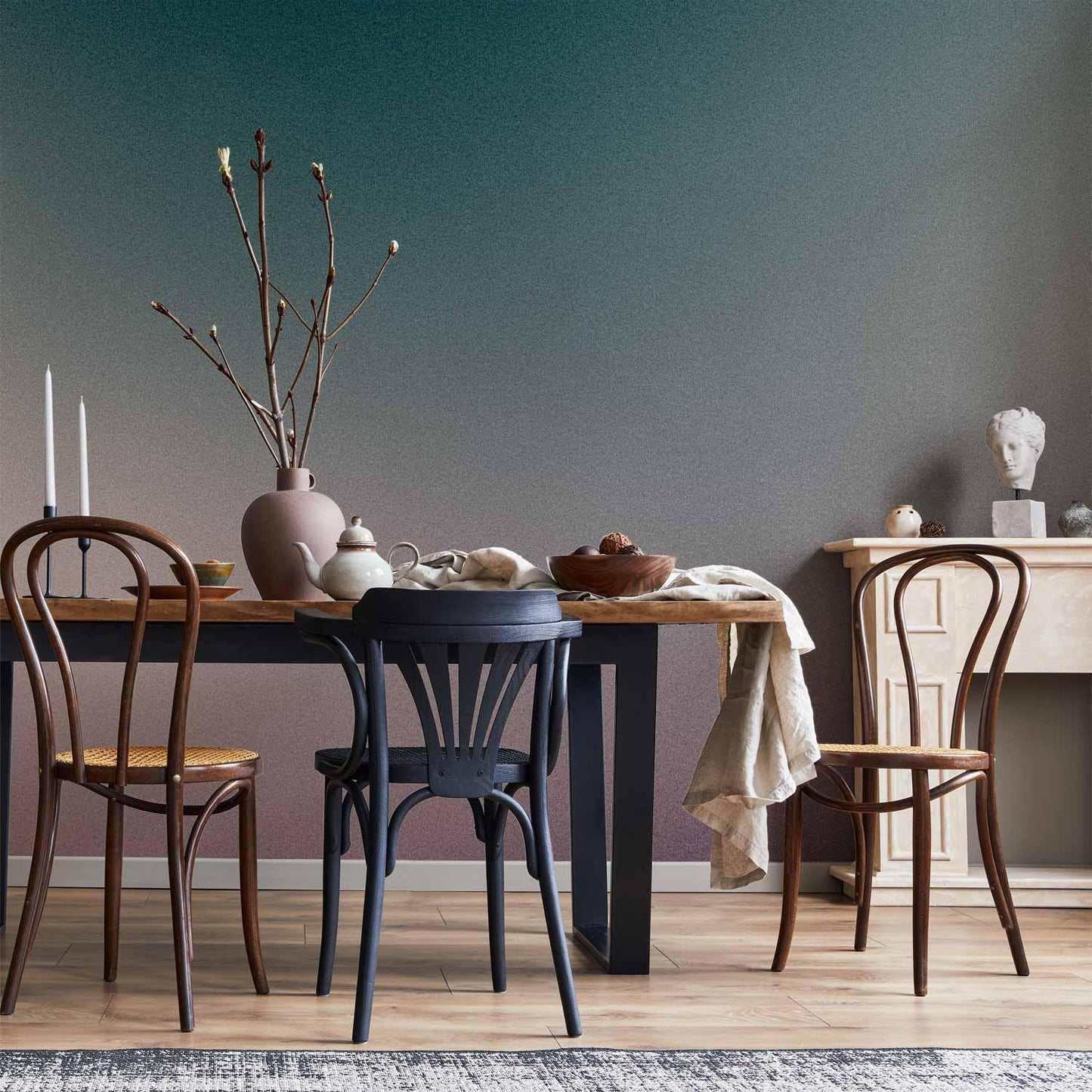 Fototapete - Nostalgic Gradient - Gradient Composition in Subdued Colors