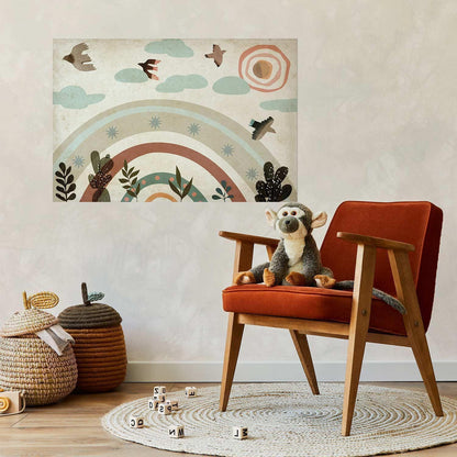 Poster - Rainbow and Birds