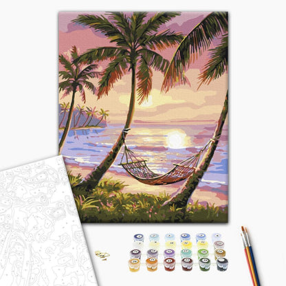 Malen nach Zahlen - Relaxation in paradise