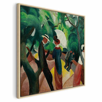 Leinwandbild - August Macke – Promenade