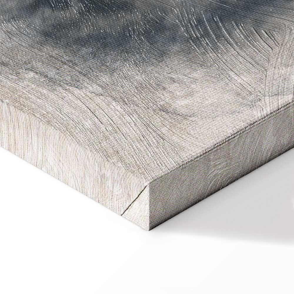 Leinwandbild - Thoughtful in Blue