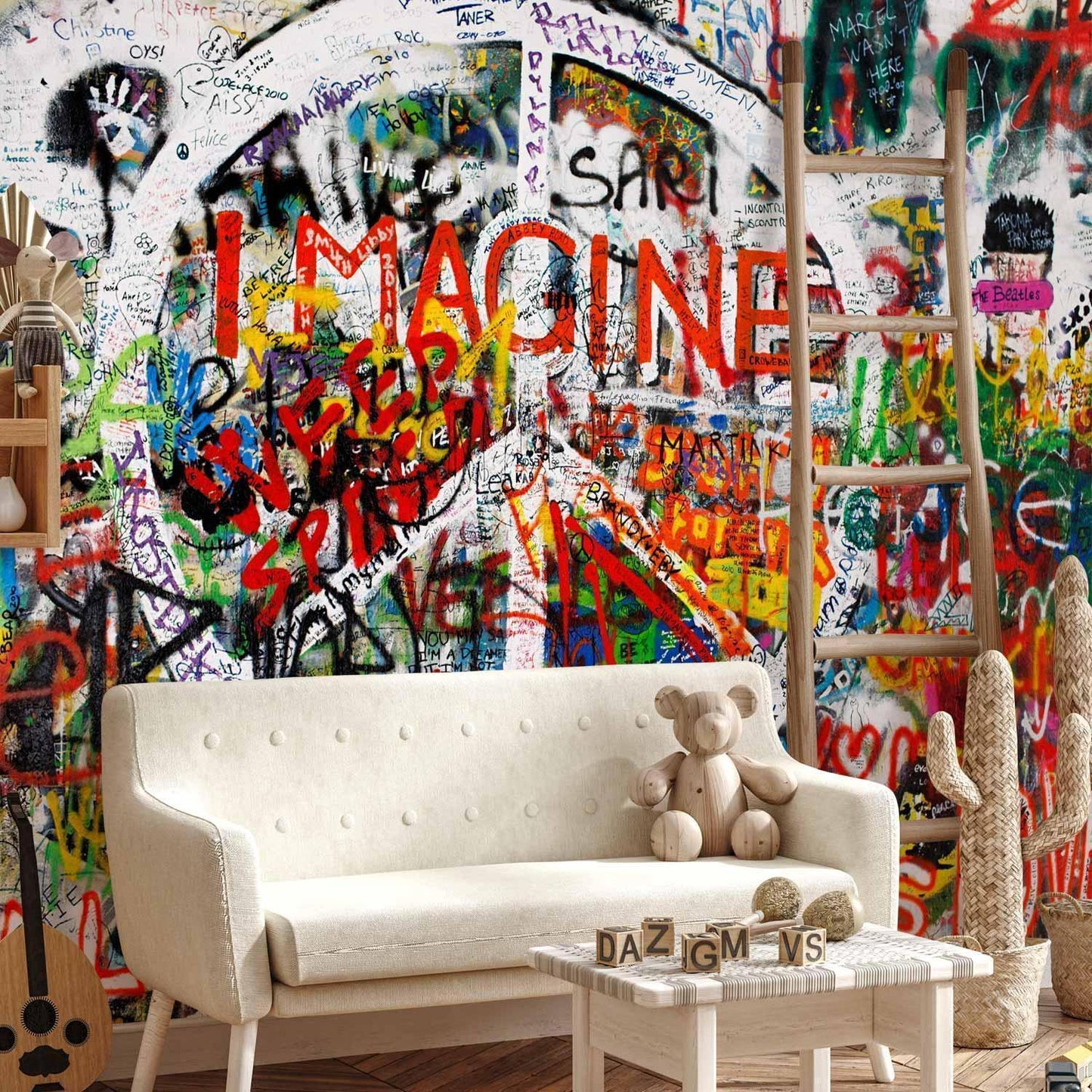 Fototapete - Hippie Graffiti