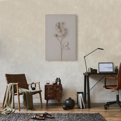 Leinwandbild - Harmonious Rose (1 Part) Vertical