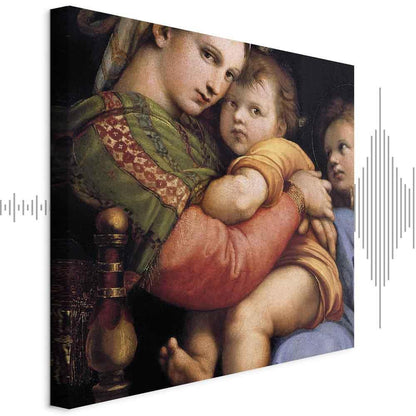 Leinwandbild - Rafael Santi – Madonna on a Chair