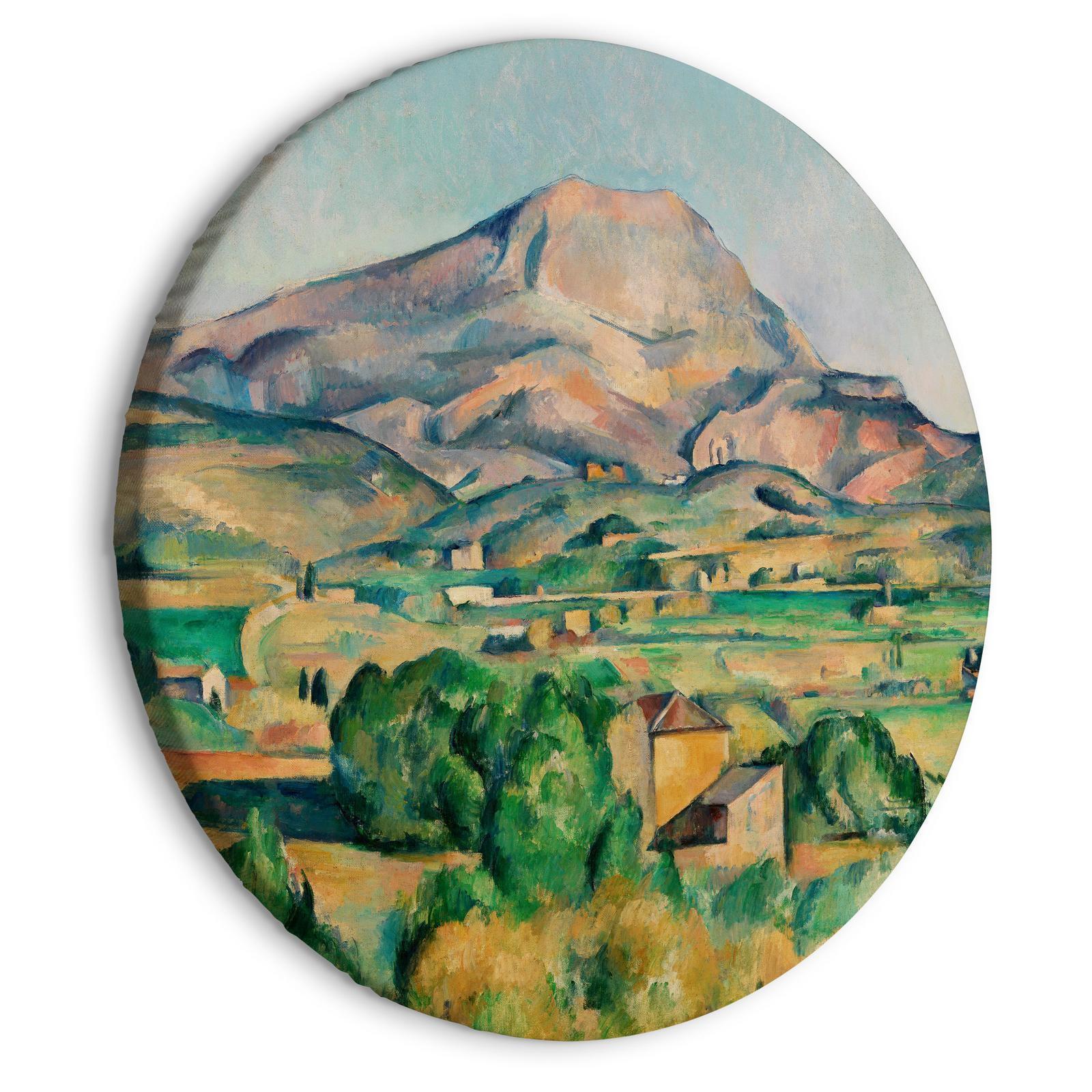Rundes Bild - Mont Sainte-Victoire (Paul Cézanne) Artgeist