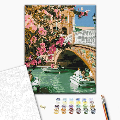 Malen nach Zahlen - Springtime Venice