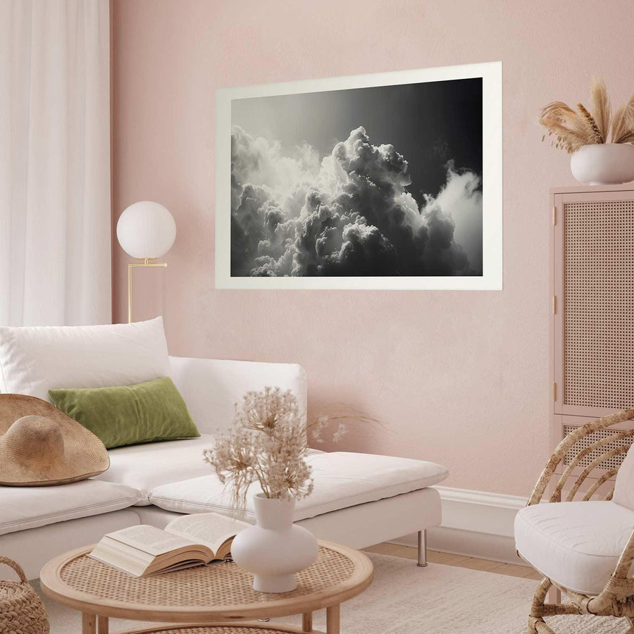 Poster - Extraordinary Phenomenon: The Sun Illuminating Dark Clouds Artgeist