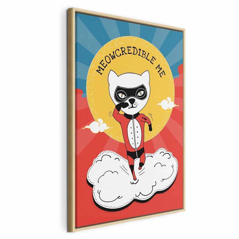 Leinwandbild - Dear Cat (1 Part) Vertical