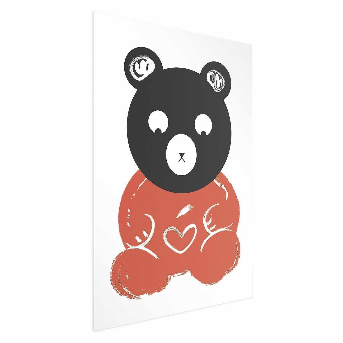 Poster - Thoughtful Bear Artgeist