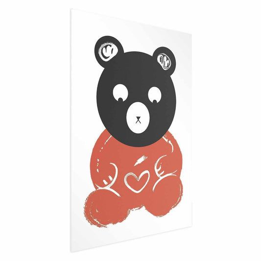 Poster - Thoughtful Bear Artgeist