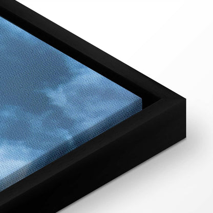 Leinwandbild - Animated Scenery: The Sun Battling with Clouds