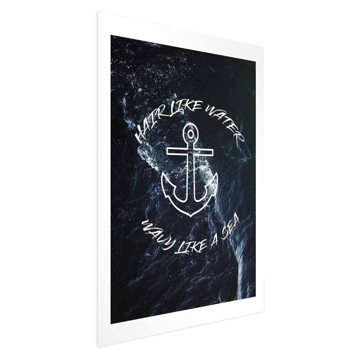 Poster - Hair Like Water, Wavy Like the Sea Artgeist