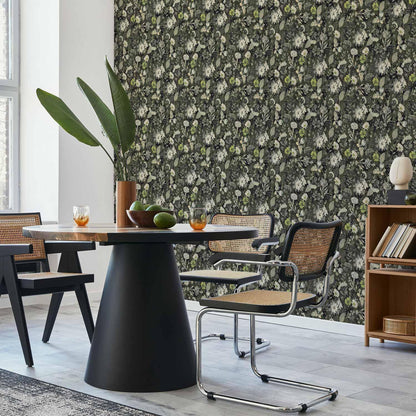 Tapete - Fragrant flowers and herbs - green