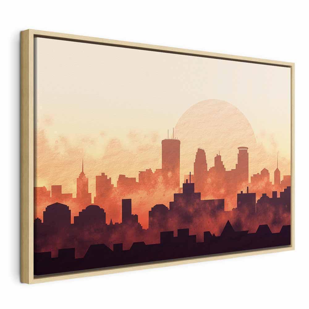 Leinwandbild - Heat of the City (1 Part) Wide