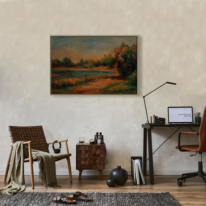 Leinwandbild - Pierre-Auguste Renoir – Paysage à Guernesey