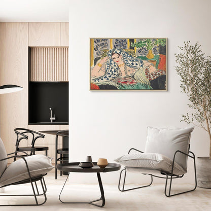 Leinwandbild - Henri Matisse – Odalisque at Fautenuil