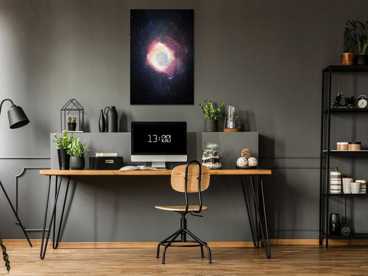 Leinwandbild - Galactic Explosion (1 Part) Vertical Artgeist