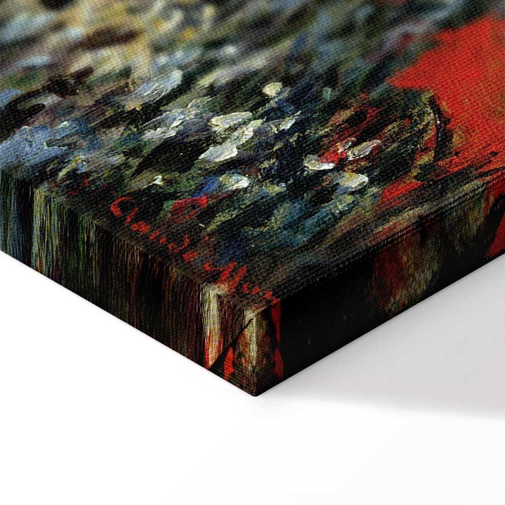 Leinwandbild - Claude Monet – The Rue Montorgueil in Paris, Celebration of June 30, 1882