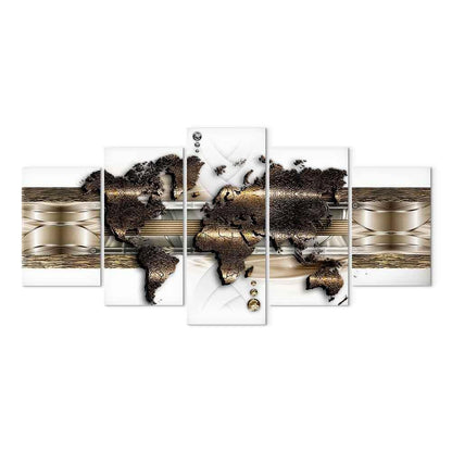 Leinwandbild - Metalic World