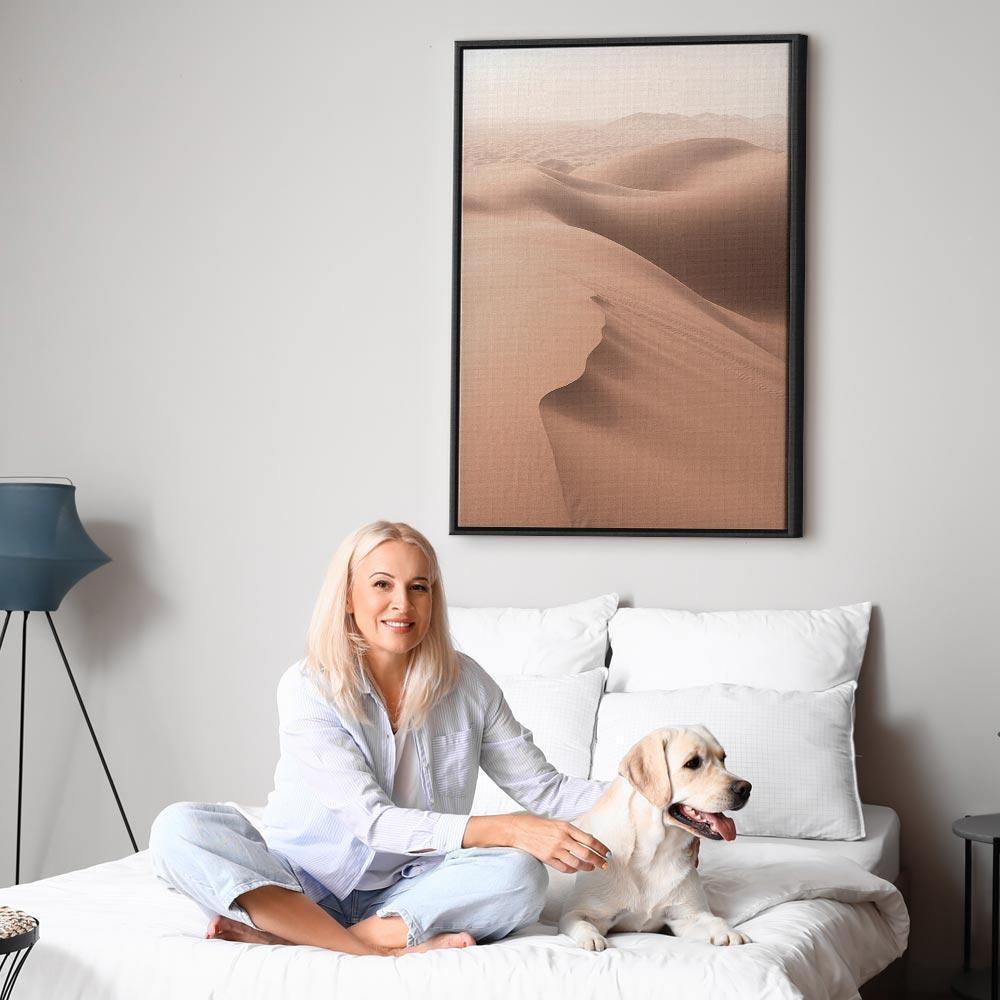 Leinwandbild - Sandy Space (1 Part) Vertical