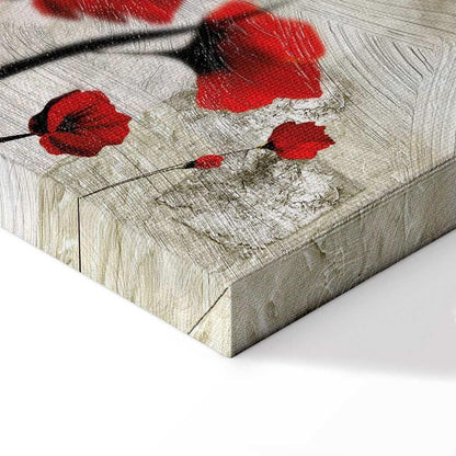 Leinwandbild - Scarlet Field