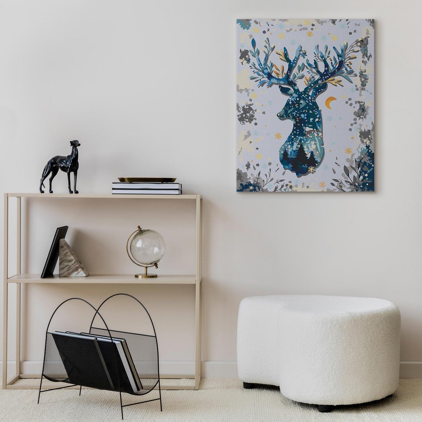 Malen nach Zahlen - Nightly Deer