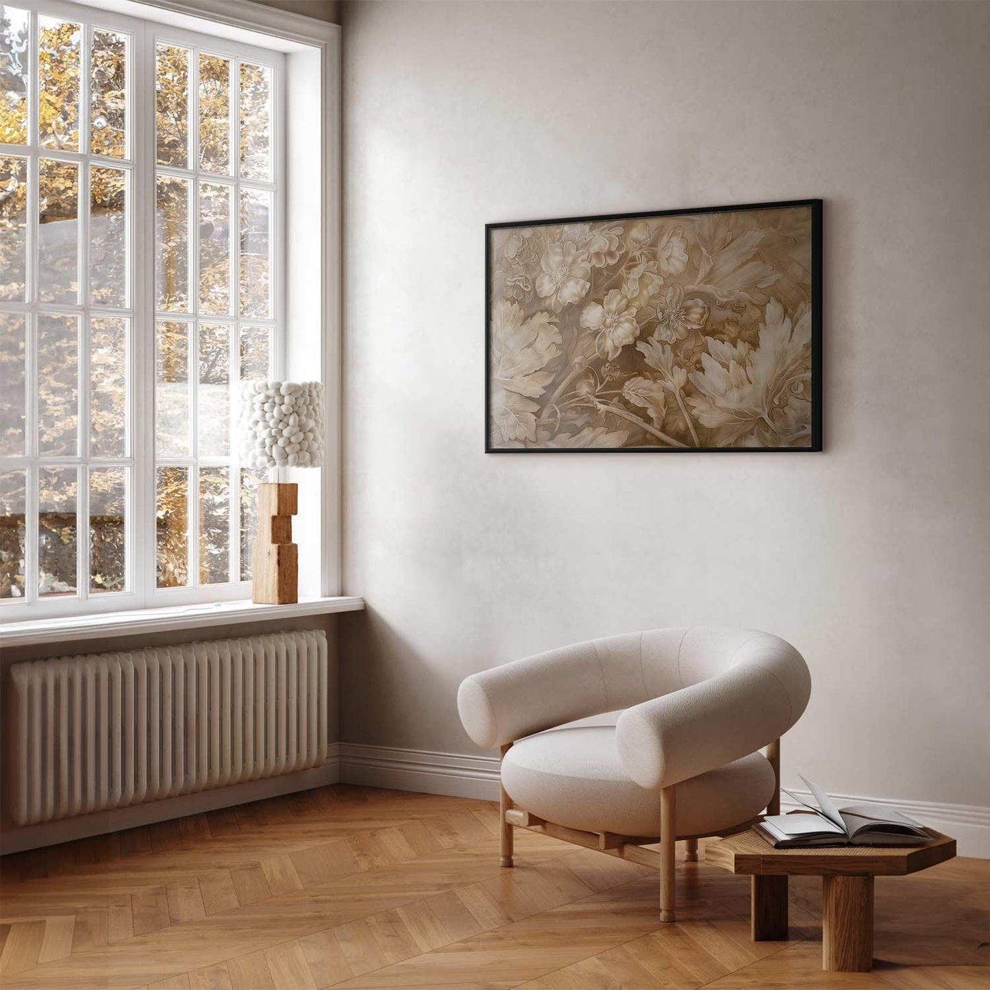 Poster - Ornamental Floral Carvings