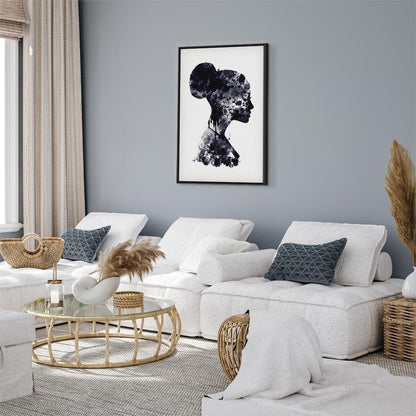 Leinwandbild - Abstract Profile (1 Part) Vertical