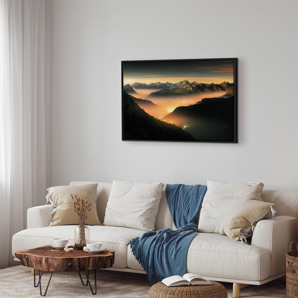 Leinwandbild - Mountain Breath (1 Part) Wide - Third Variant