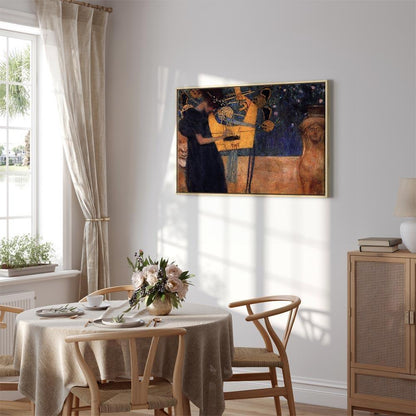 Leinwandbild - Gustav Klimt – Music