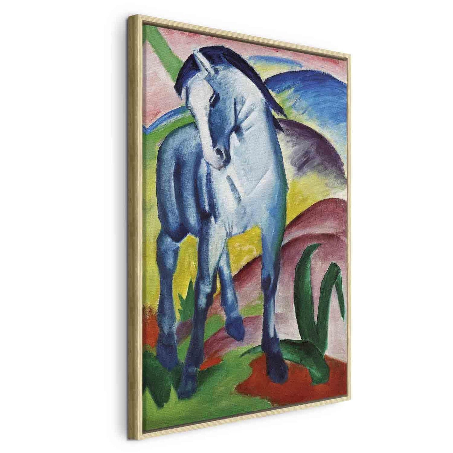 Leinwandbild - Franz Marc – Blue Horse