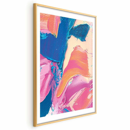 Poster - Colorful Expression - strong contrasts in an energetic composition Artgeist
