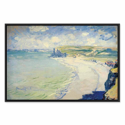 Leinwandbild - Claude Monet – Beach at Pourville