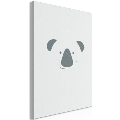 Leinwandbild - Smiling Koala (1 Part) Vertical Artgeist