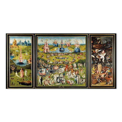 Leinwandbild - Hieronymus Bosch – The Garden of Earthly Delights