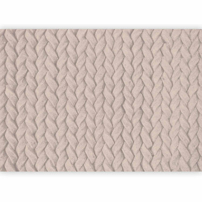 Fototapete Geflochtenes Muster – Strukturierte Flechtoptik in Naturtönen