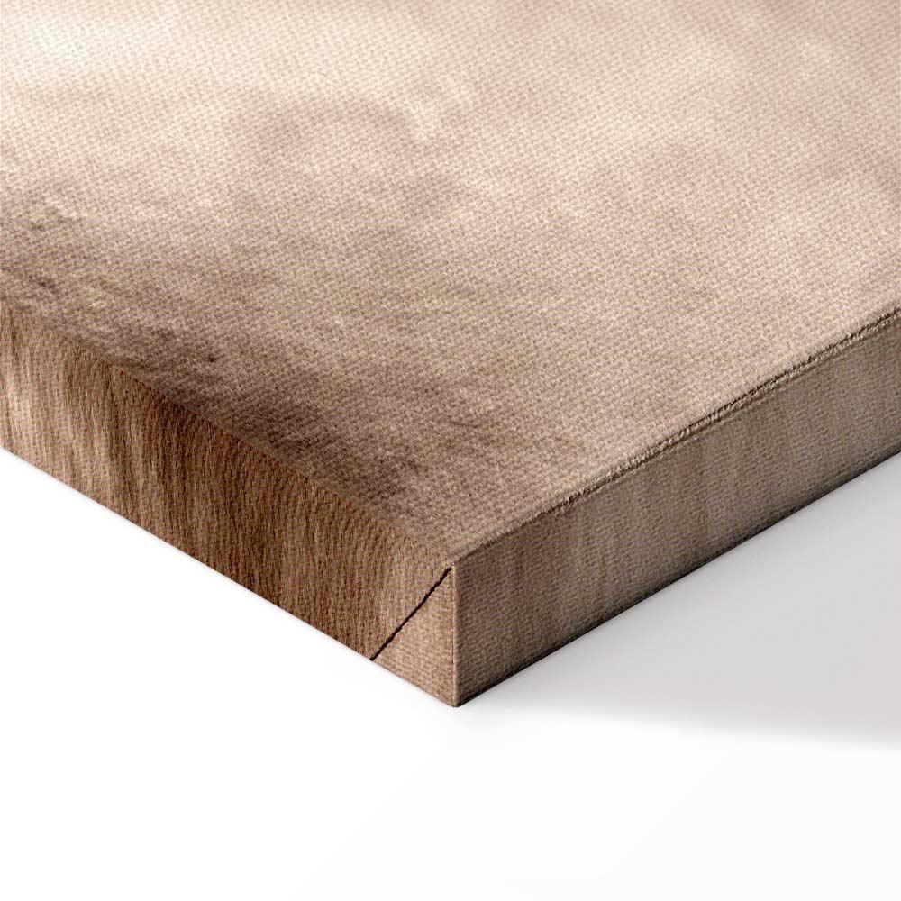 Leinwandbild - Moon and Statue (1 Part) Vertical